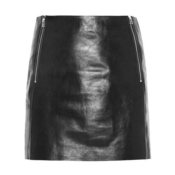 ANINE BING Julia leather skirt - Picture 2 of 11